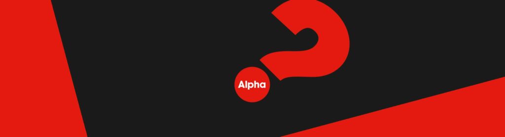 Banner van de Alpha Cursus | Kerk van de Nazarener Haarlem